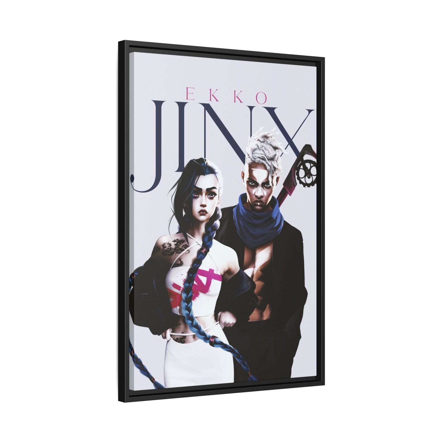 Framed Canvas - Jinx x Ekko