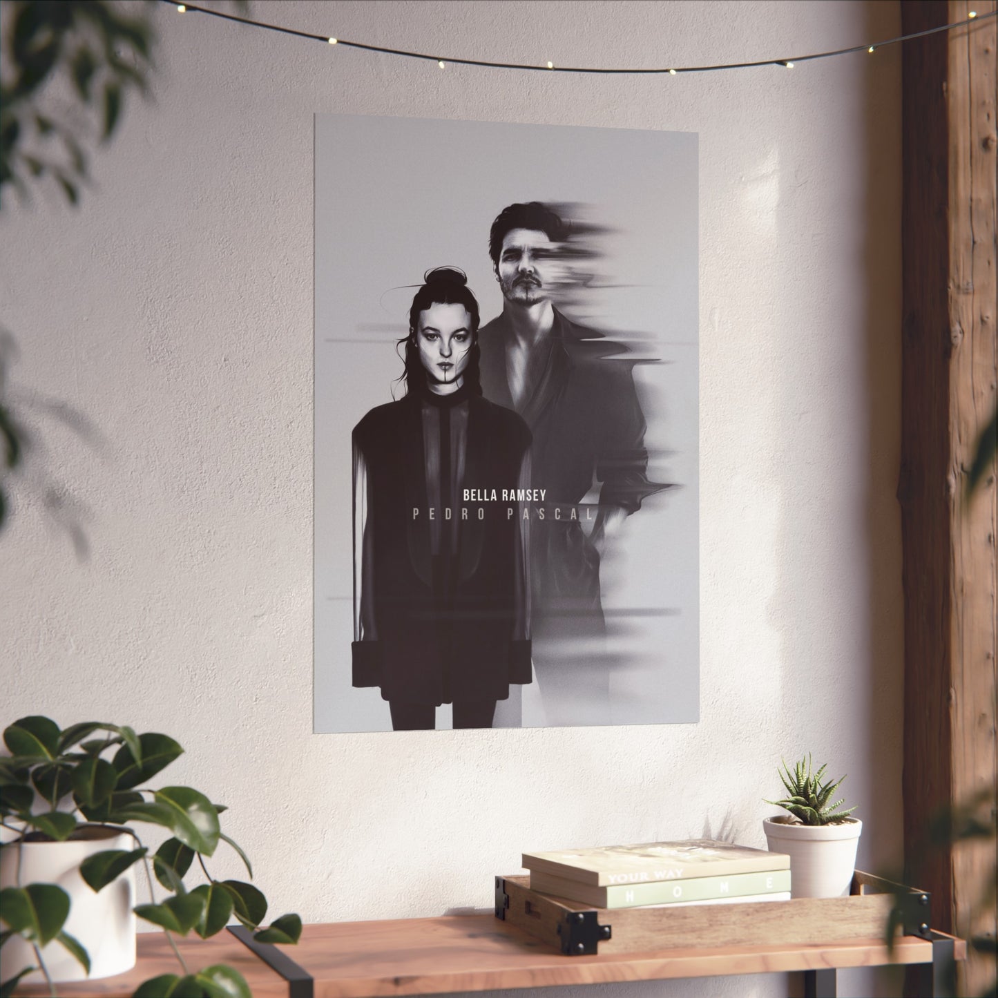 Fine Art Print - Bella Ramsey & Pedro Pascal