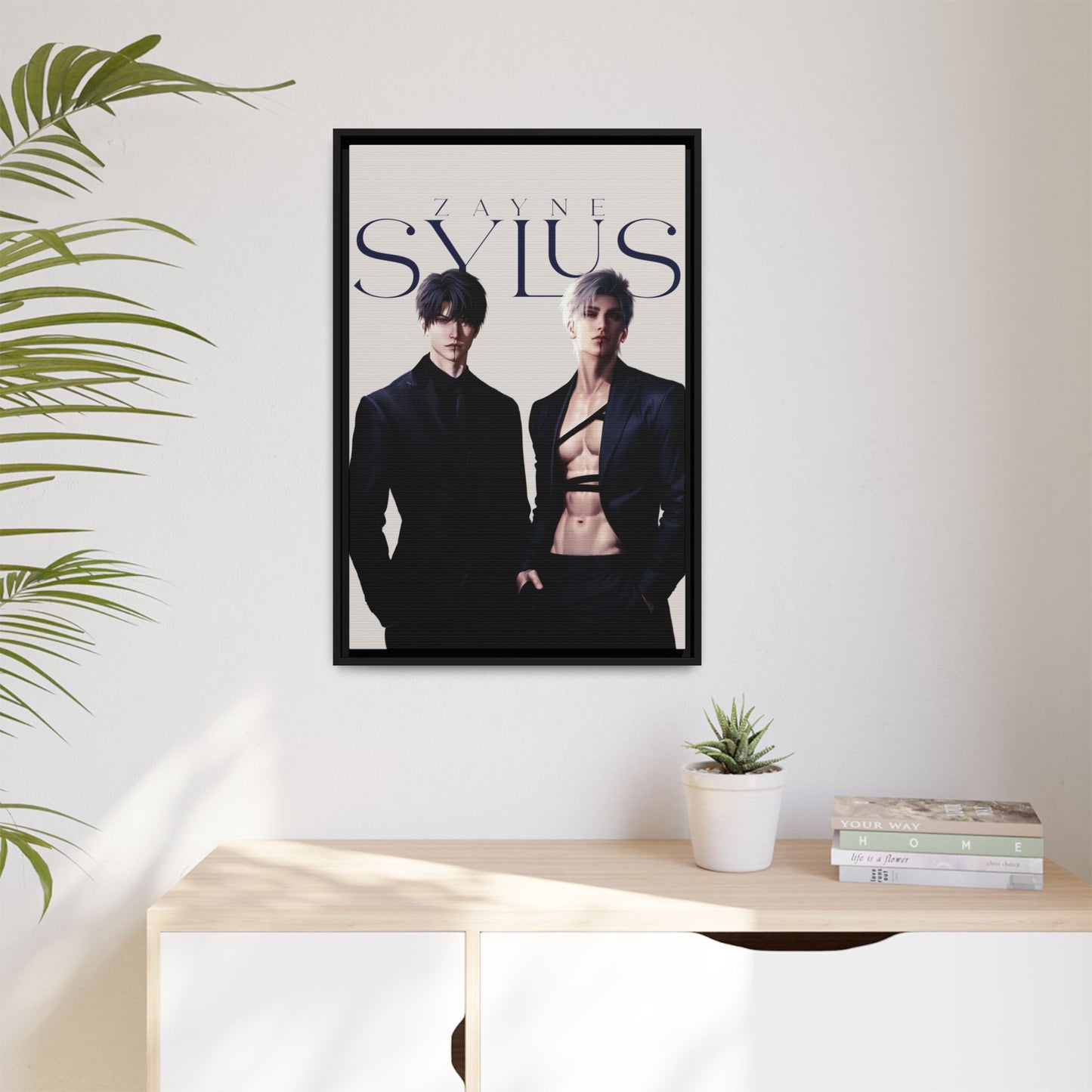 Framed Canvas - Zayne & Sylus