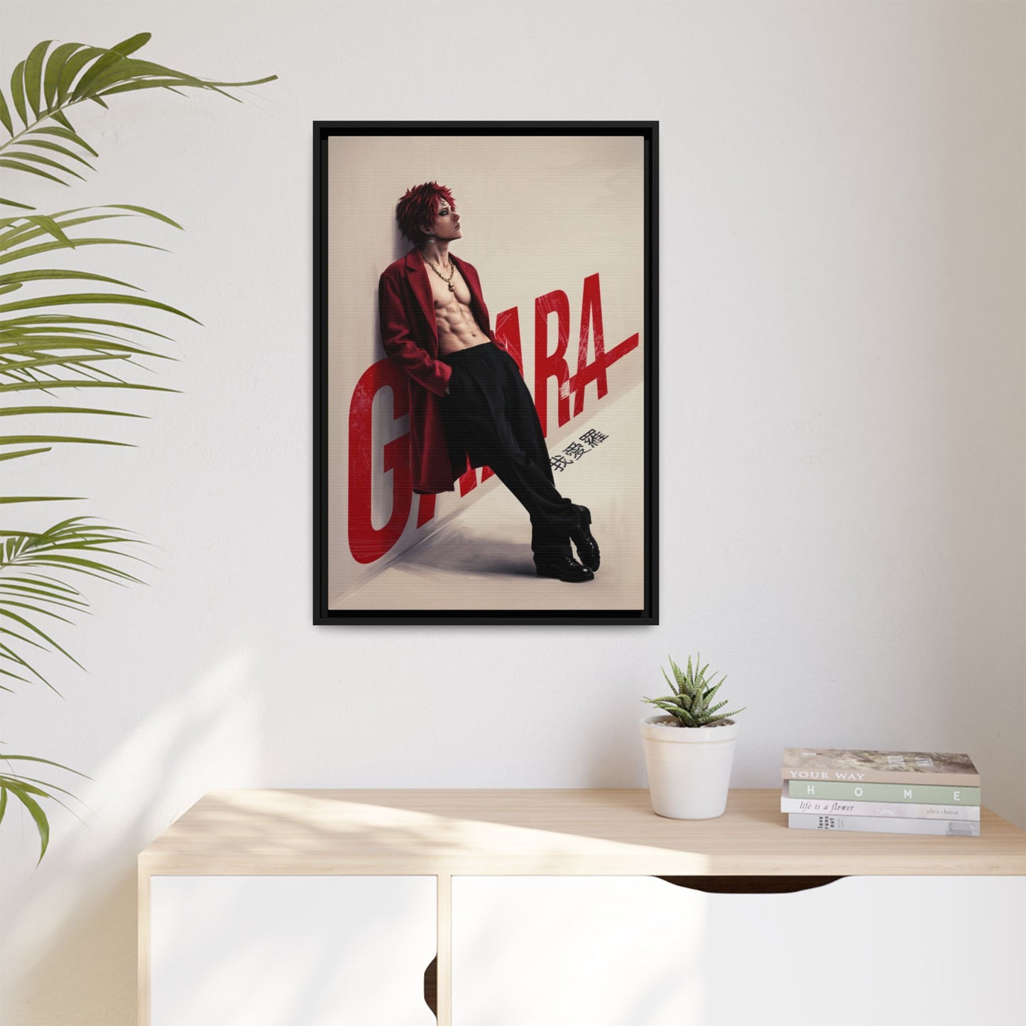Framed Canvas - Gaara