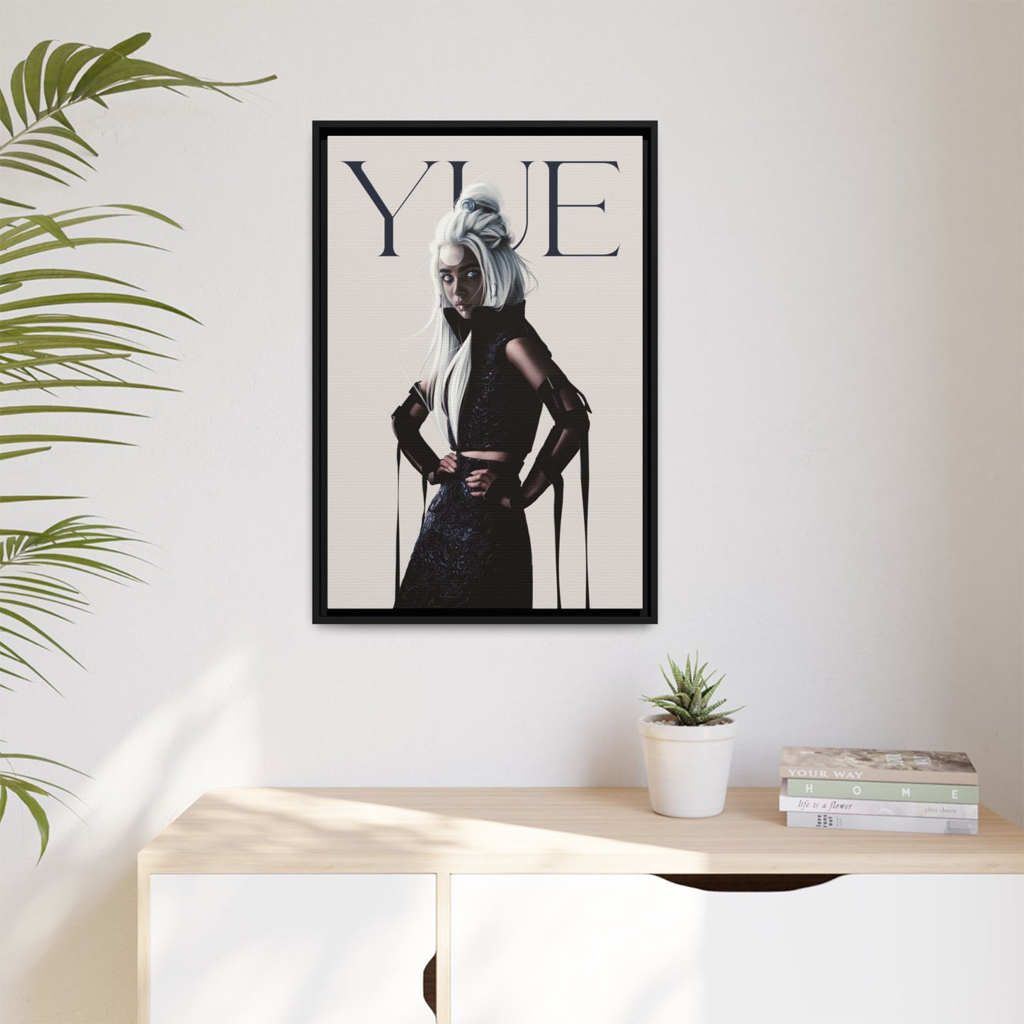 Framed Canvas - Yue