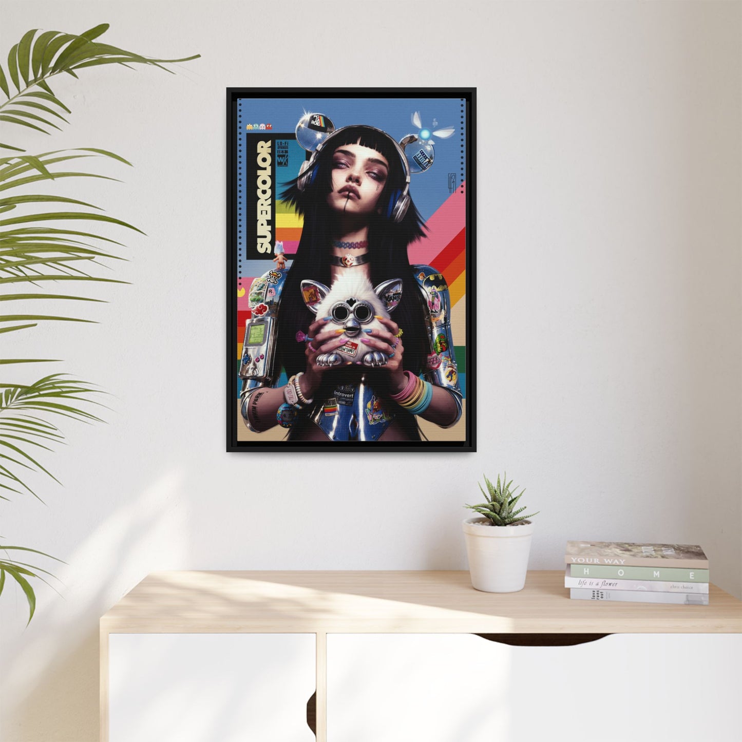 Framed Canvas - Childhood Cache
