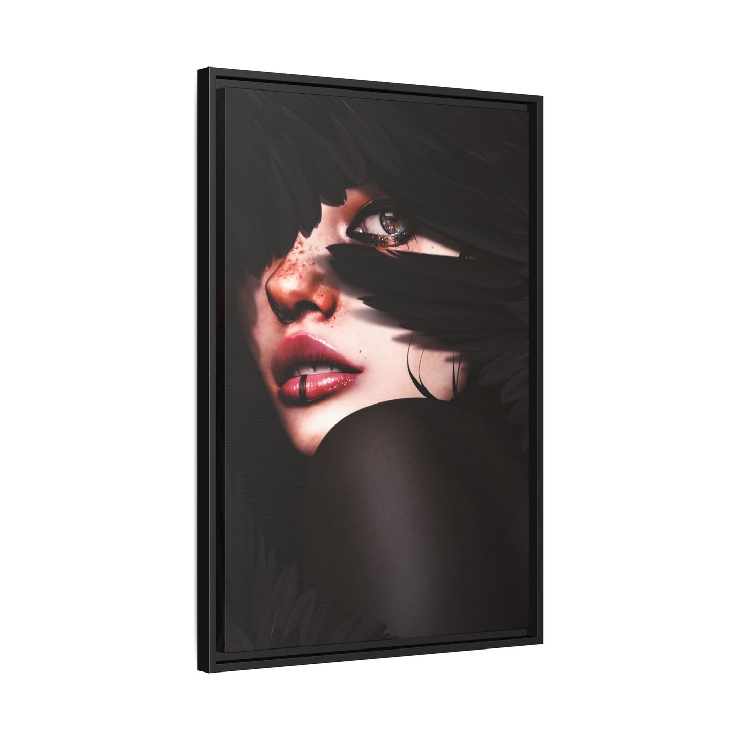 Framed Canvas - Dancing With Shadows