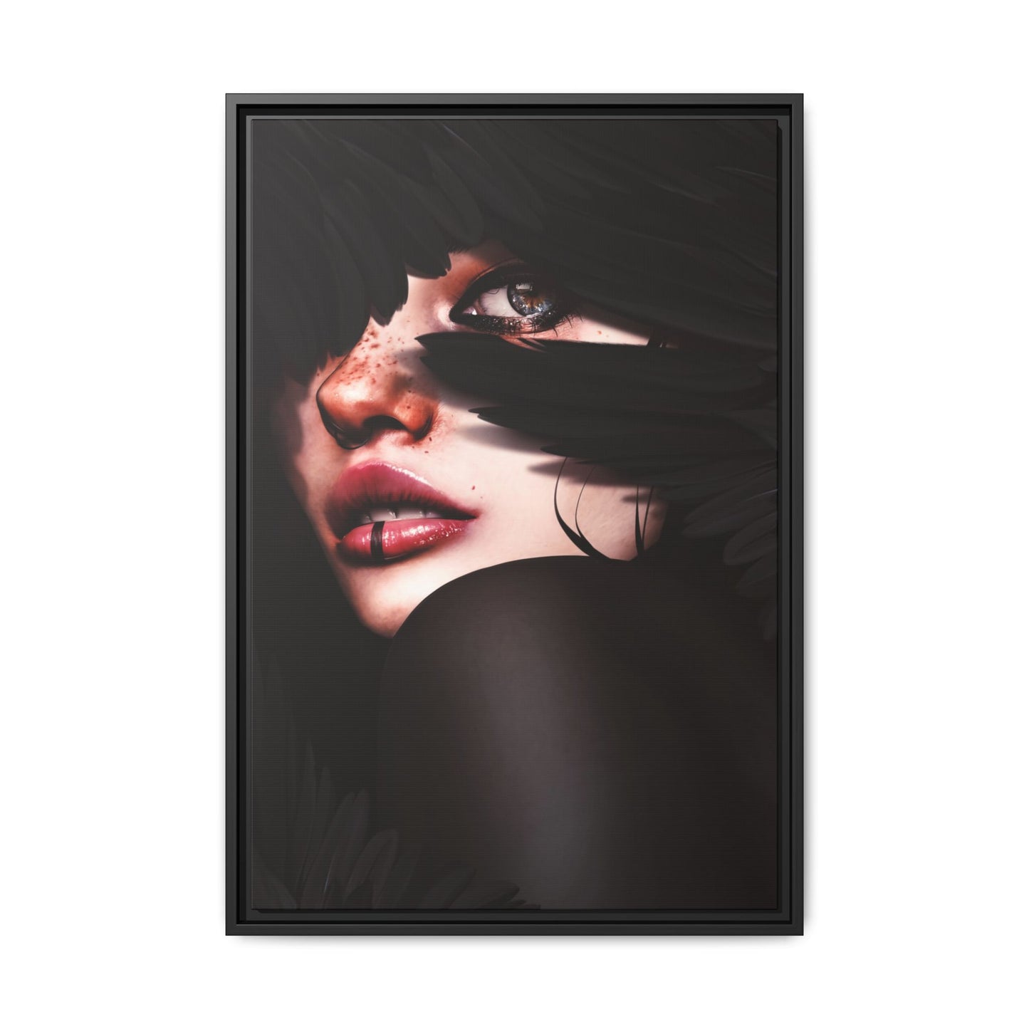 Framed Canvas - Dancing With Shadows