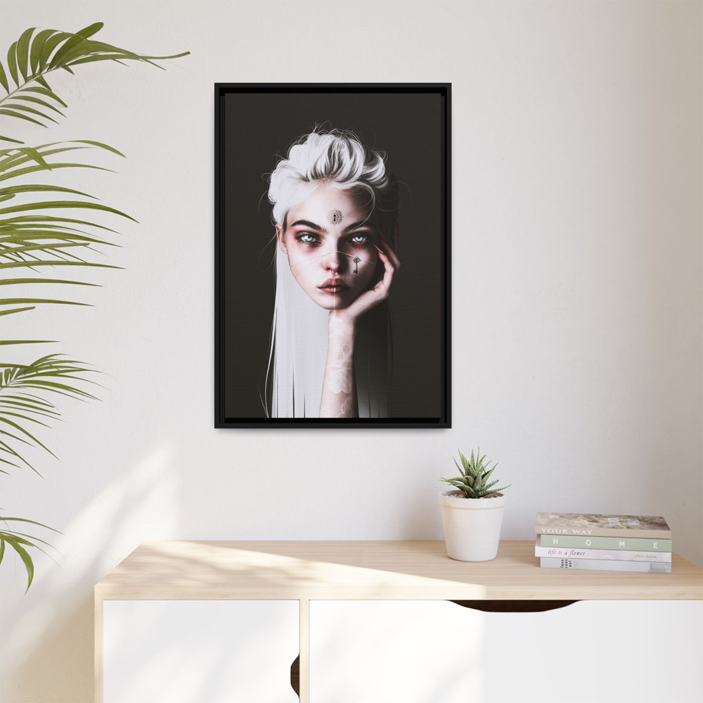 Framed Canvas - Pandora