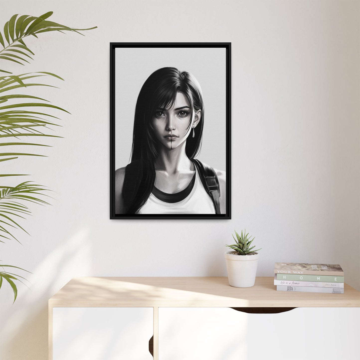 Framed Canvas - Tifa Lockhart