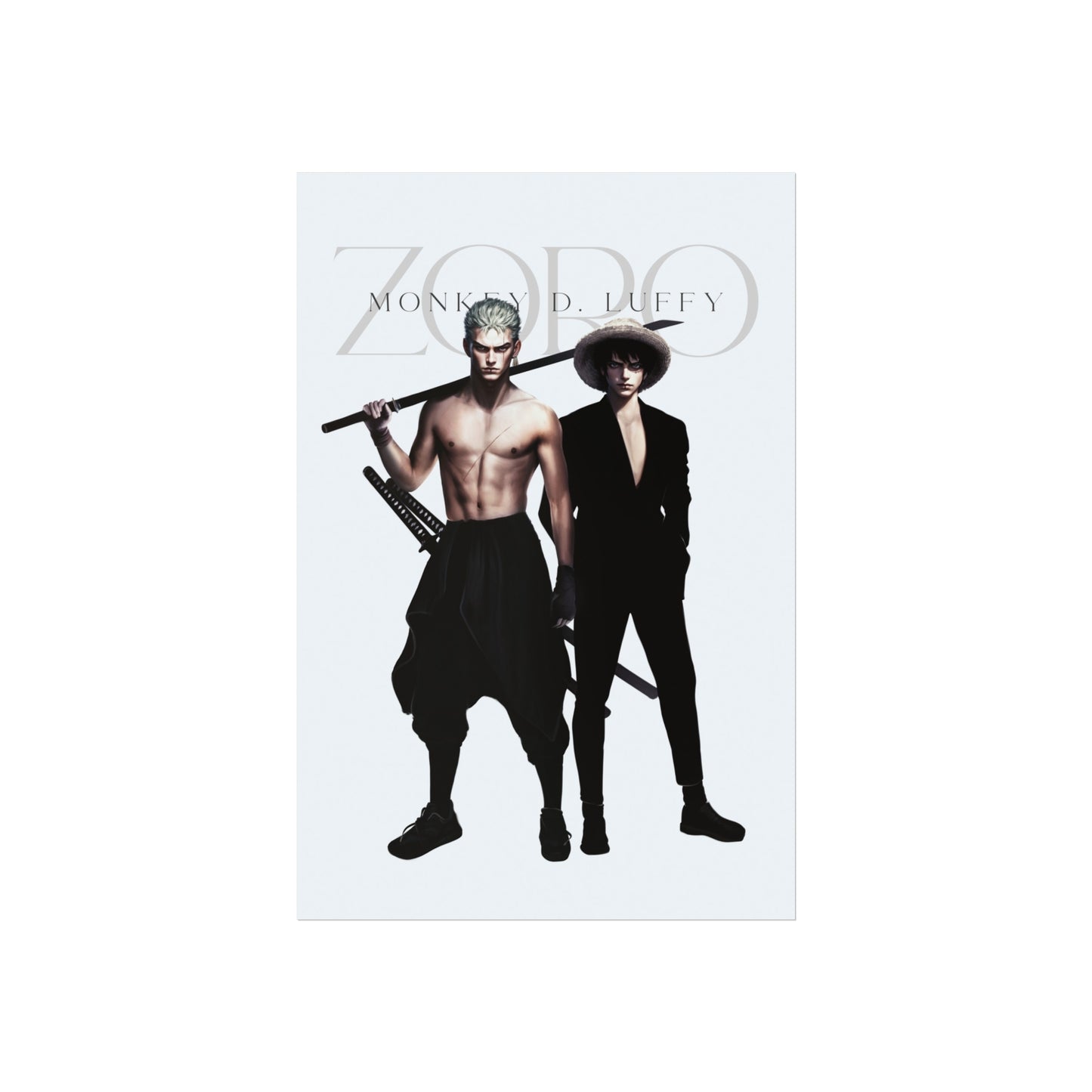Fine Art Print - Zoro & Luffy