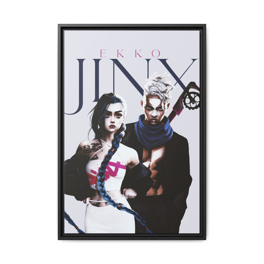 Framed Canvas - Jinx x Ekko