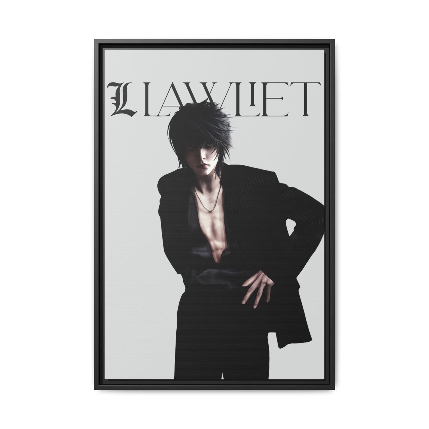 Framed Canvas - L Lawliet