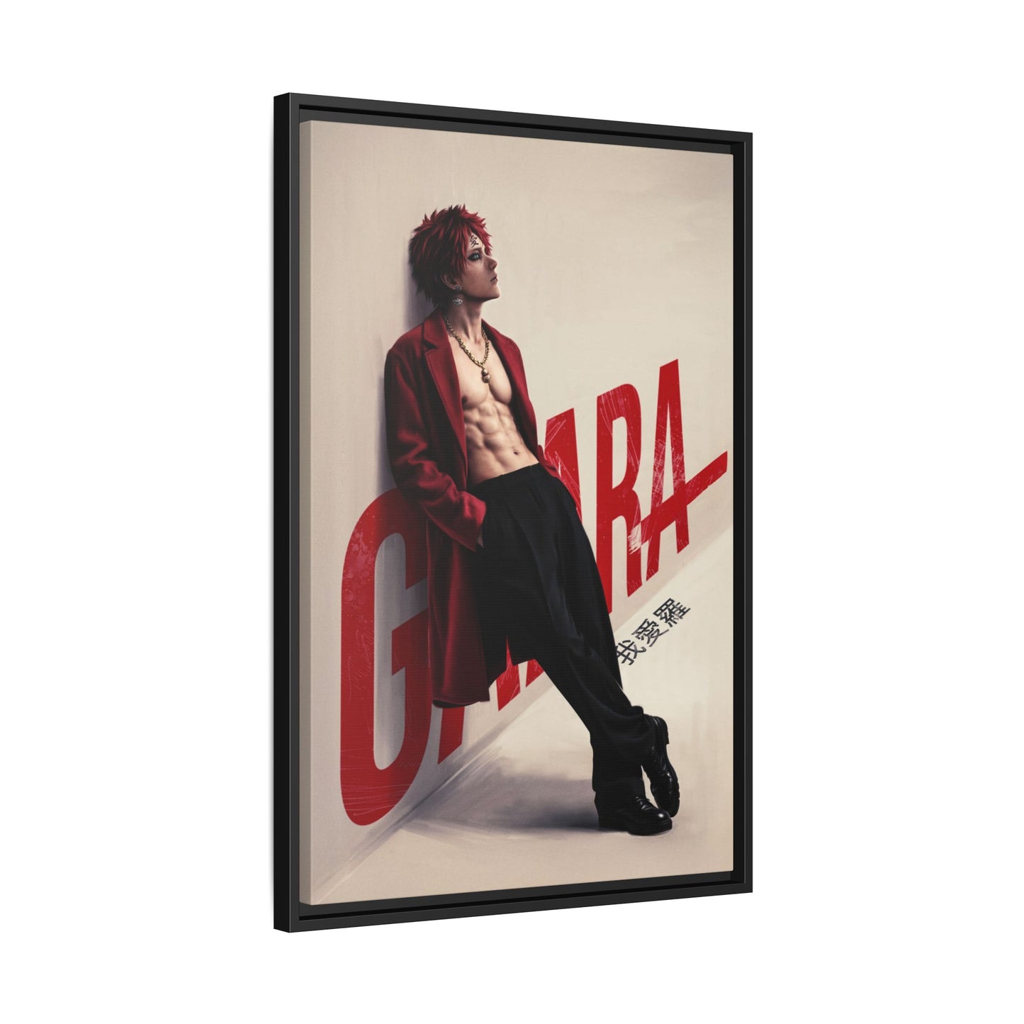 Framed Canvas - Gaara