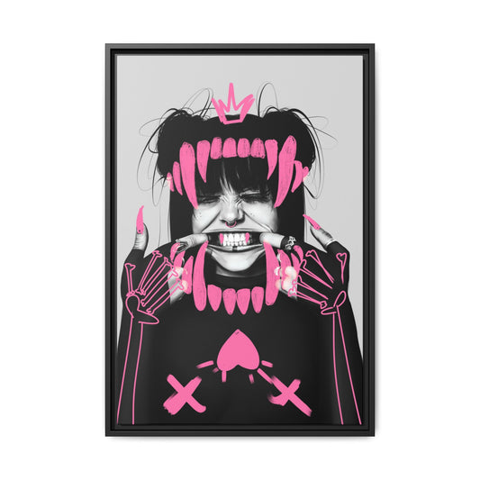 Framed Canvas - Smile