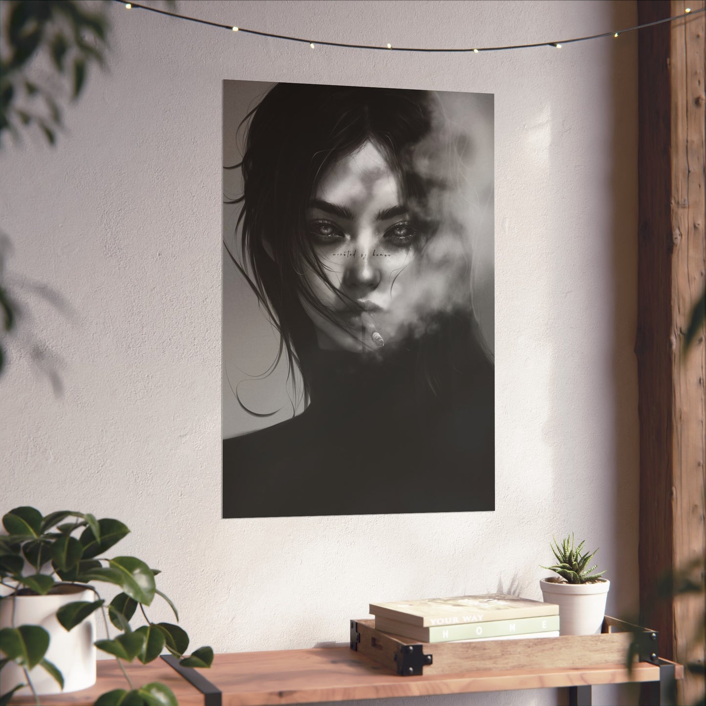 Fine Art Print - Created By Human BnW