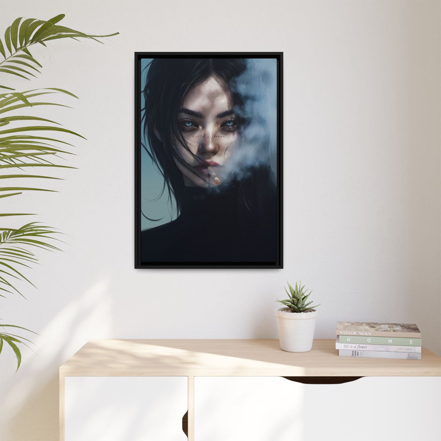 Framed Canvas - Created By Human