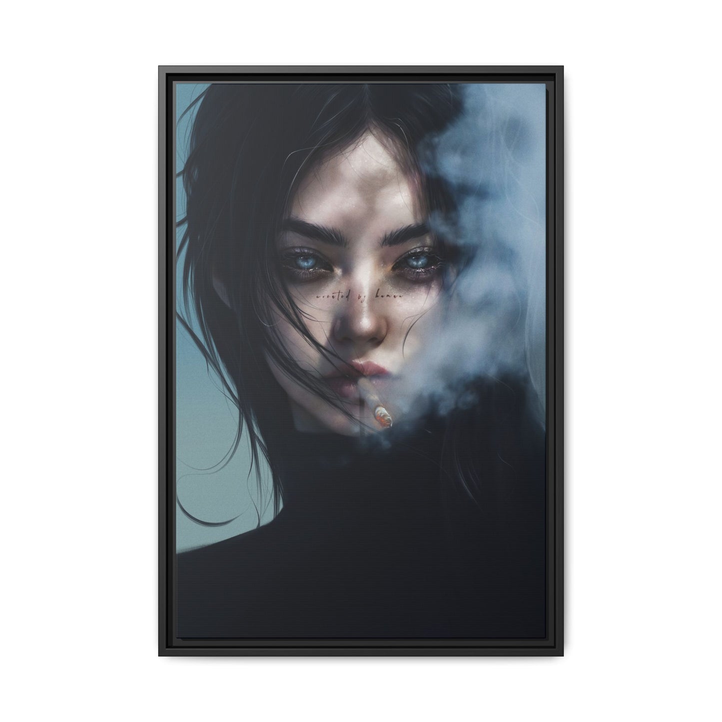Framed Canvas - Created By Human