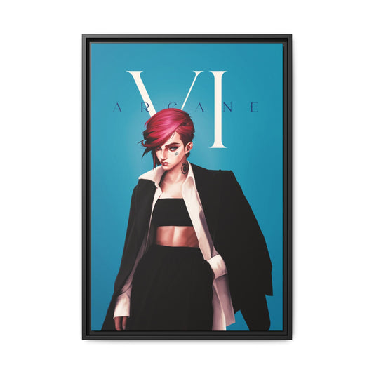 Framed Canvas - Vi