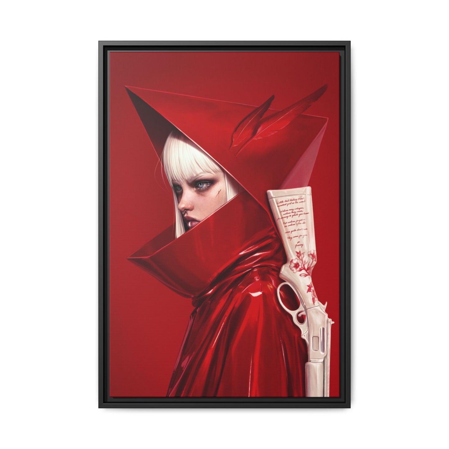 Framed Canvas - Red Hunter