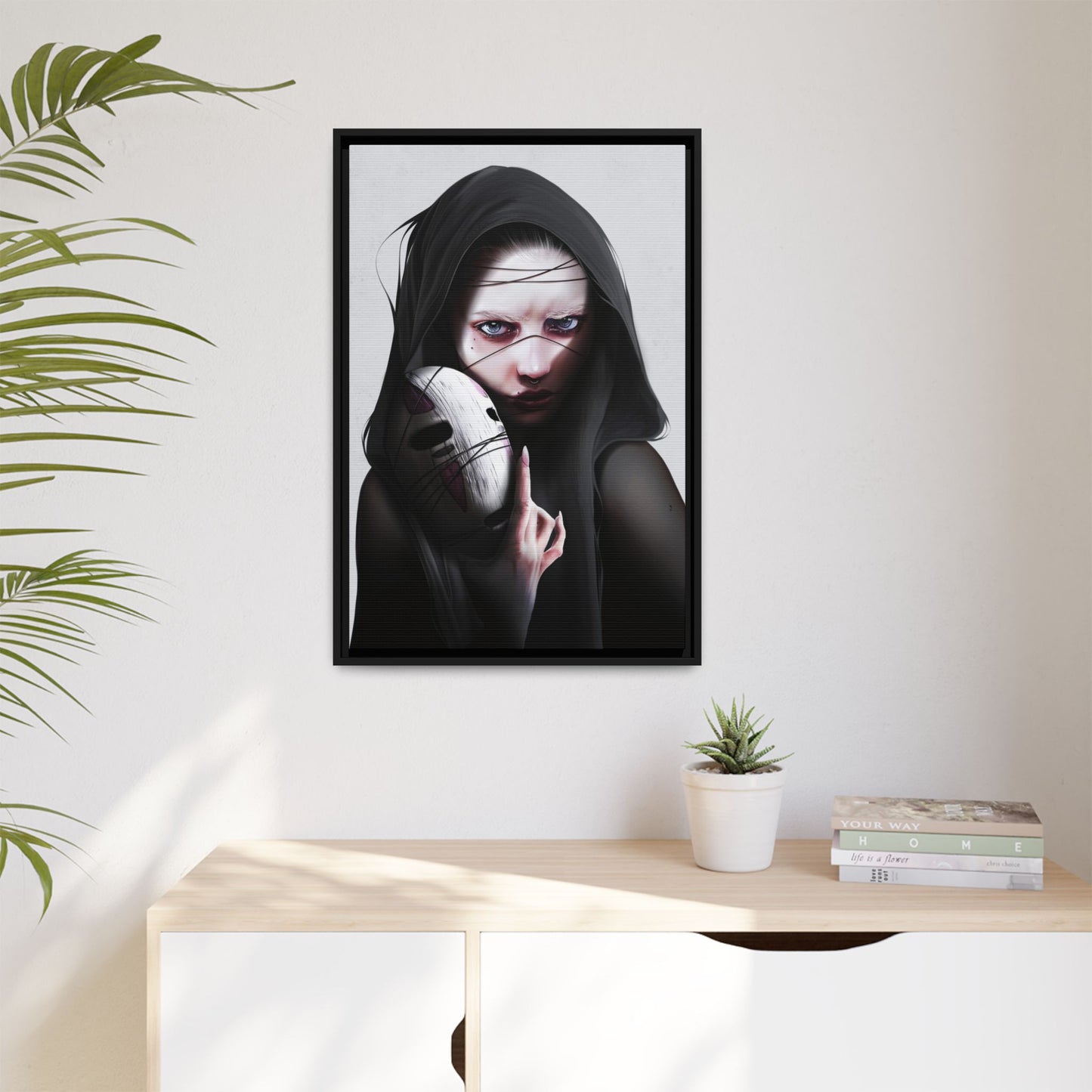 Framed Canvas - The Face Of NoFace
