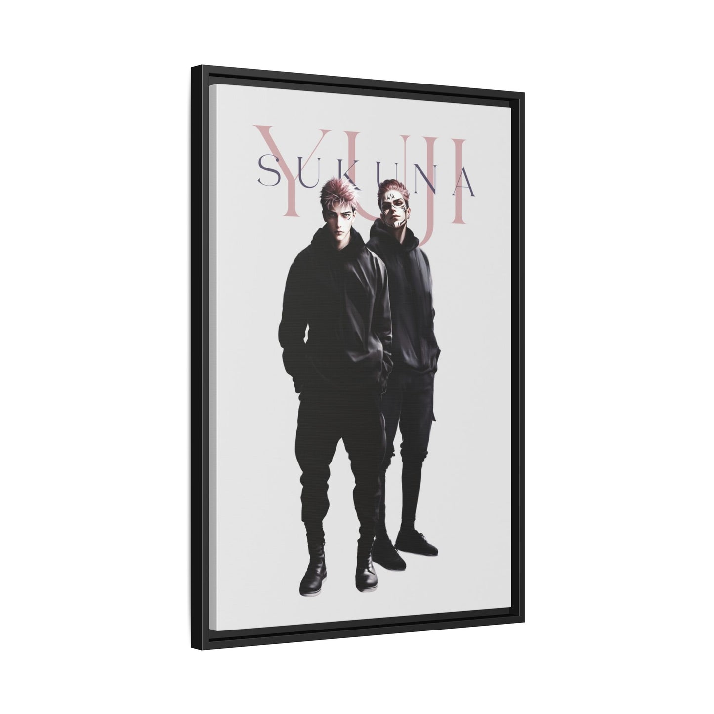 Framed Canvas - Yuji and Sukuna