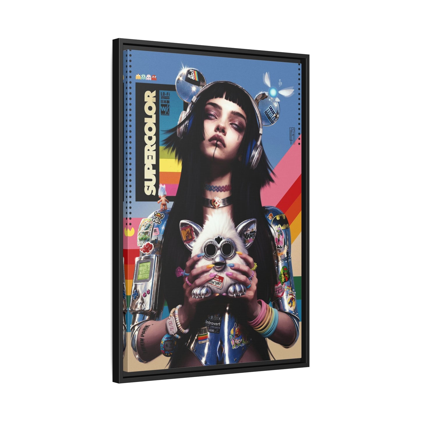 Framed Canvas - Childhood Cache