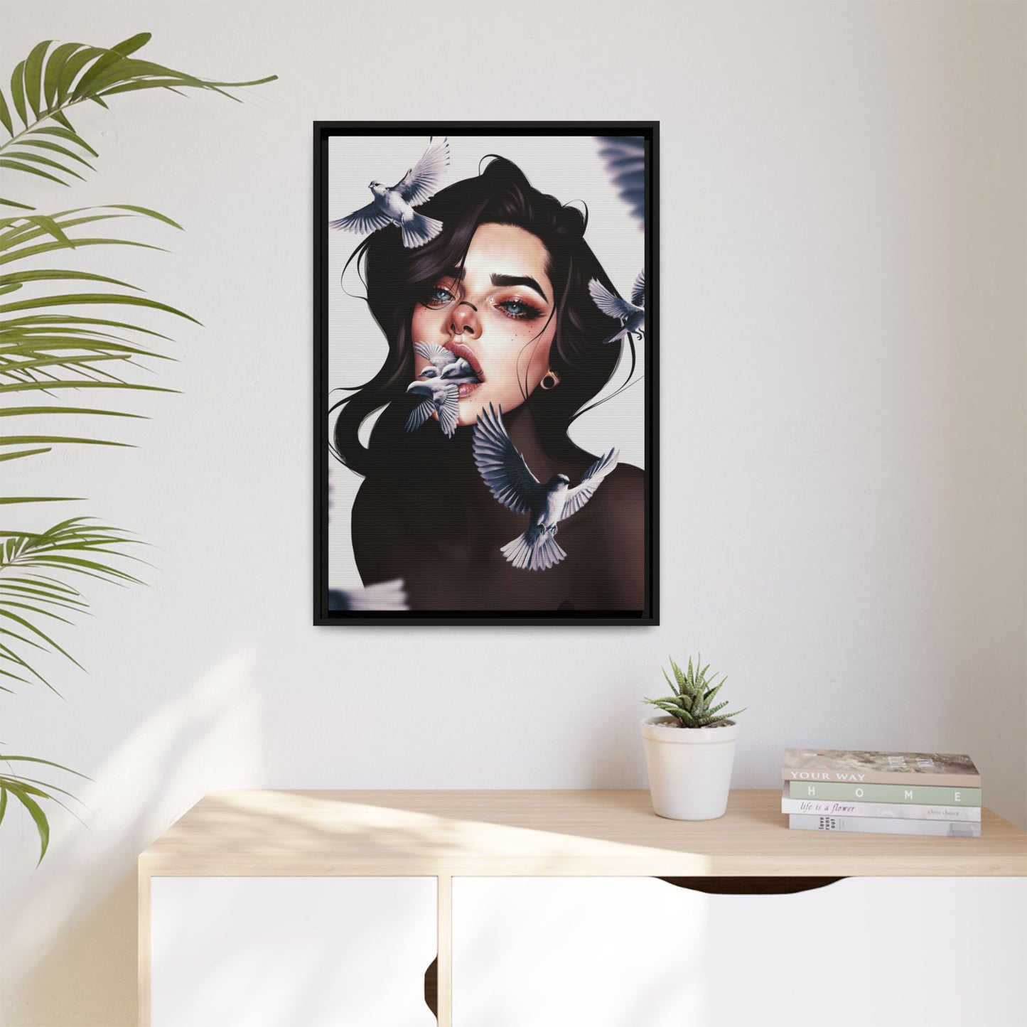 Framed Canvas - Speak