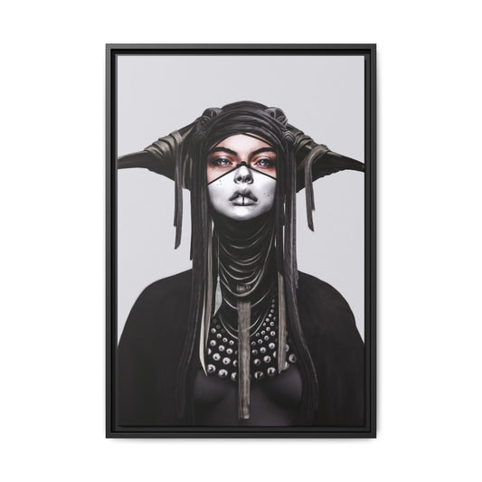 Framed Canvas - Atropos The Moirai