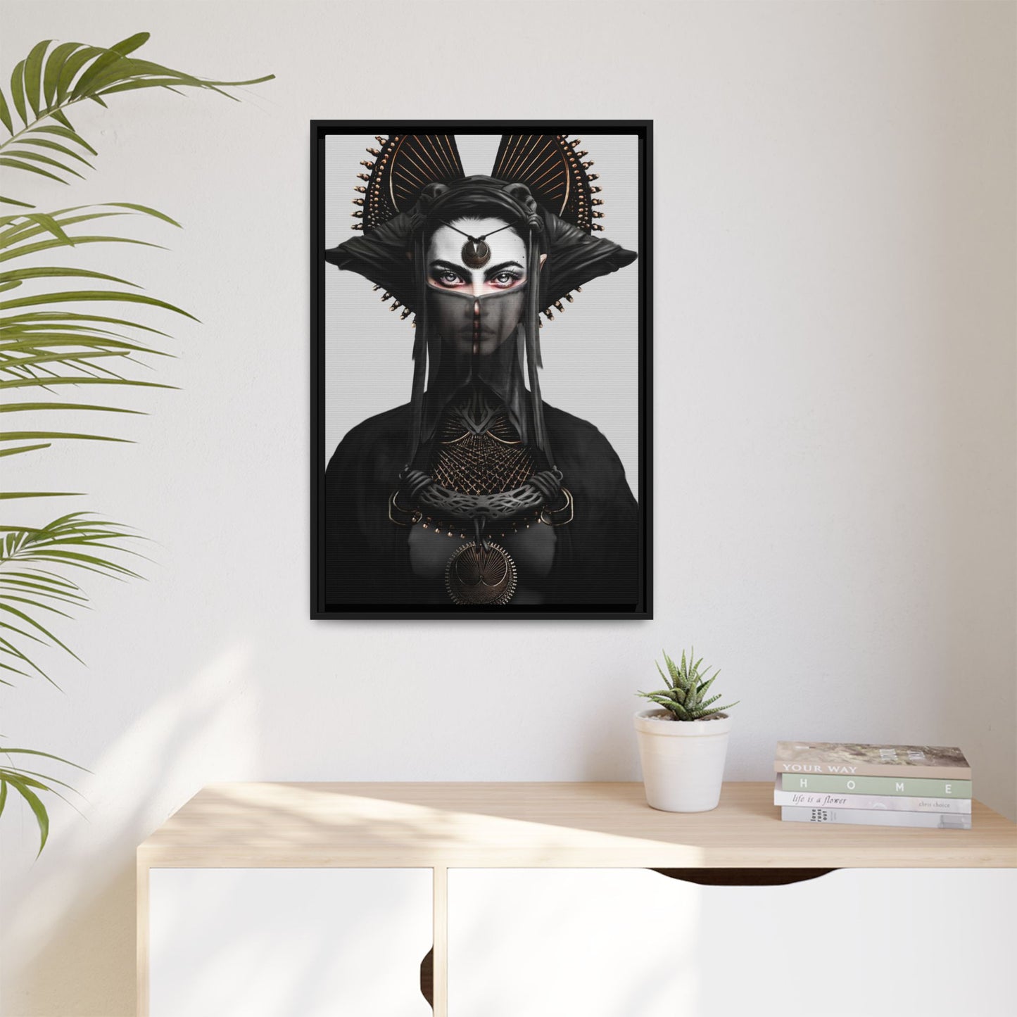 Framed Canvas - Lachesis The Moirai