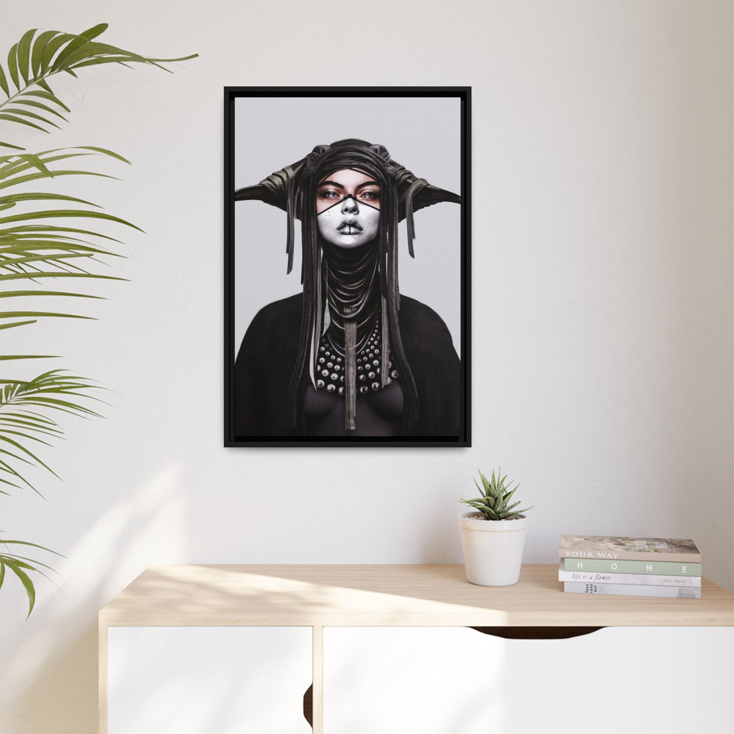 Framed Canvas - Atropos The Moirai