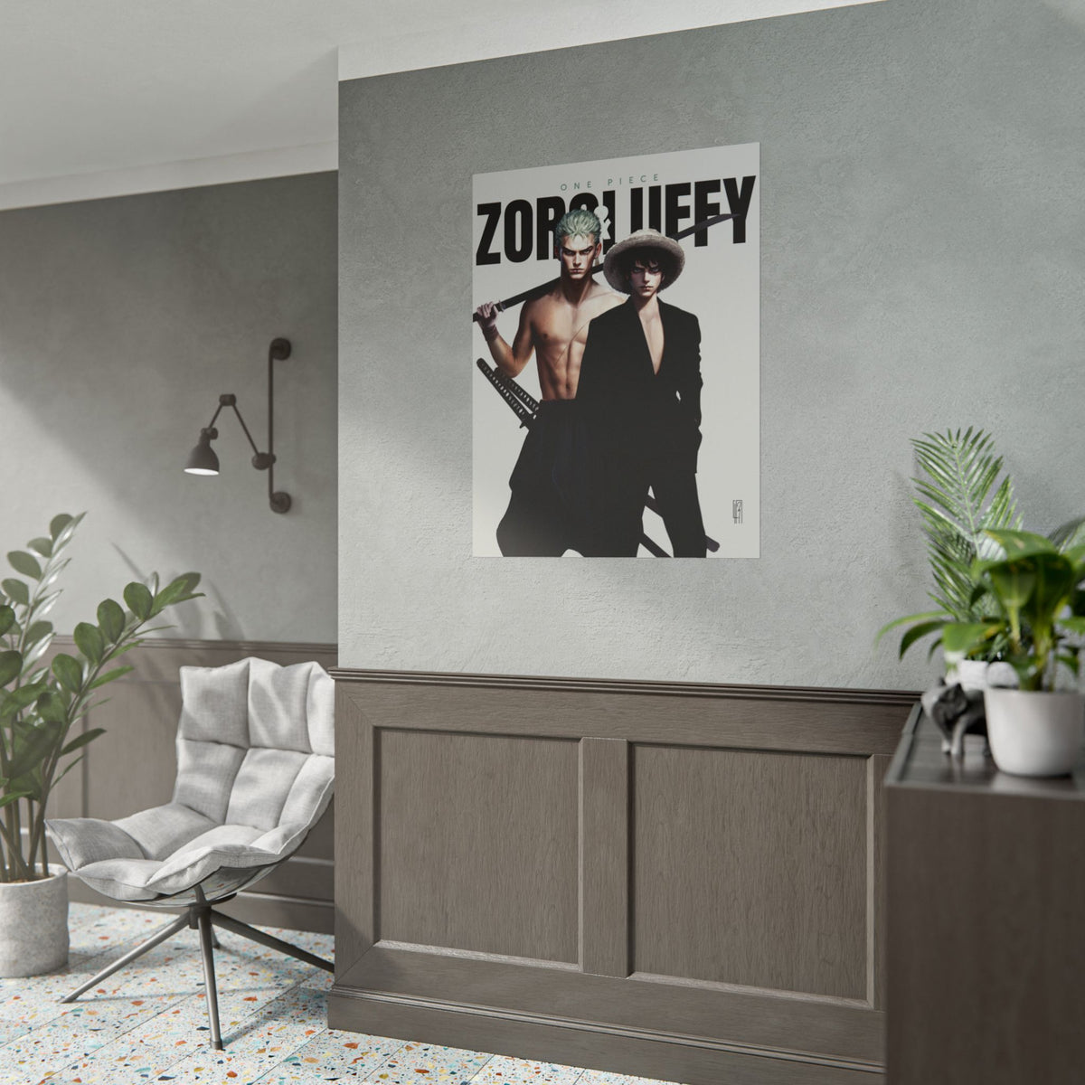 Zoro & Luffy - Art Print