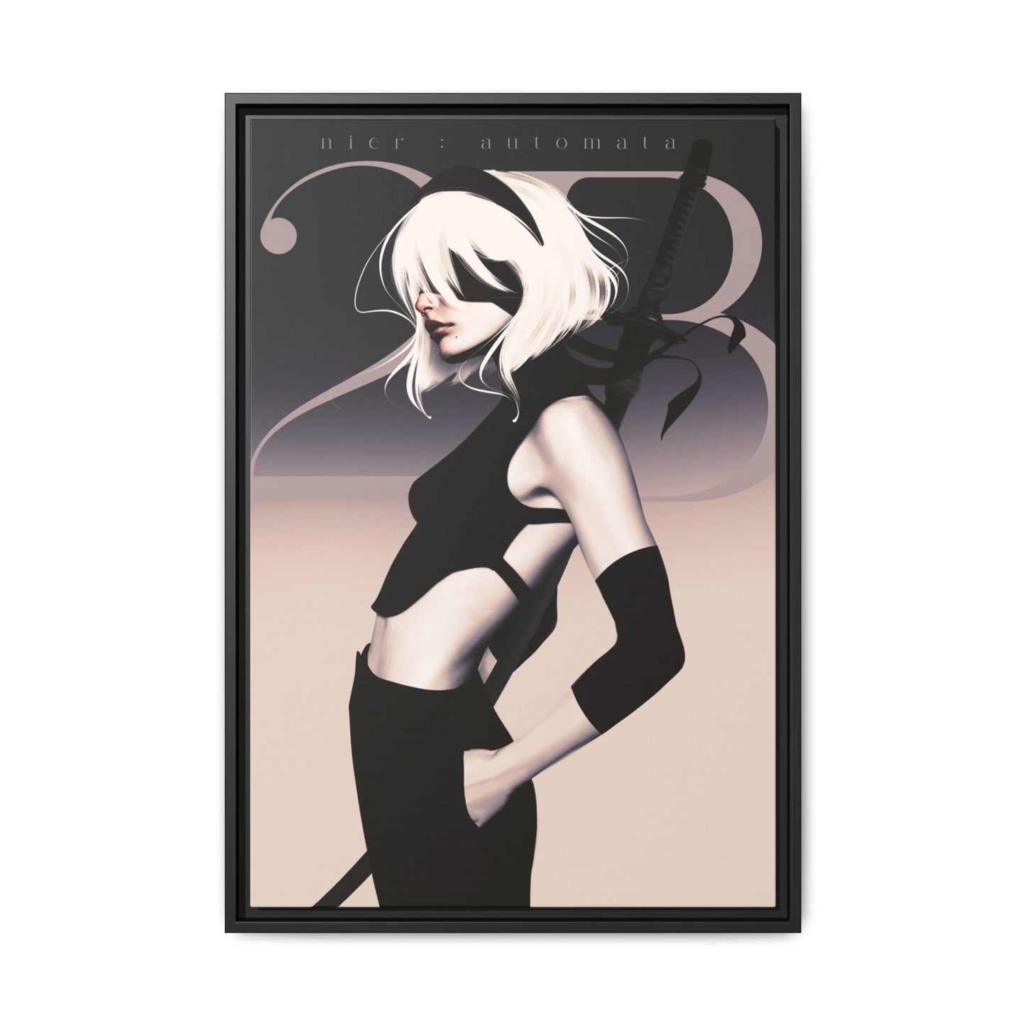 Framed Canvas - 2B