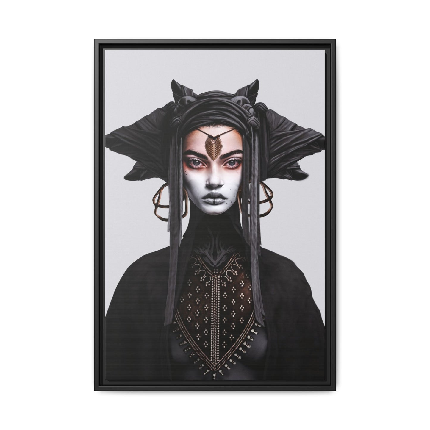 Framed Canvas - Clotho The Moirai