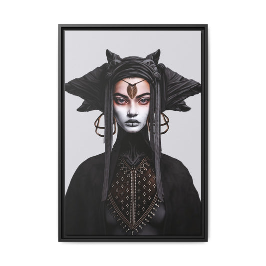 Framed Canvas - Clotho The Moirai