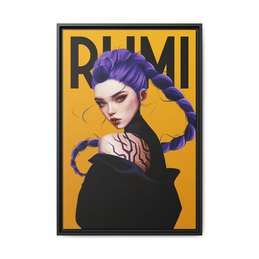 Framed Canvas - Rumi - Kpop Demon Hunters