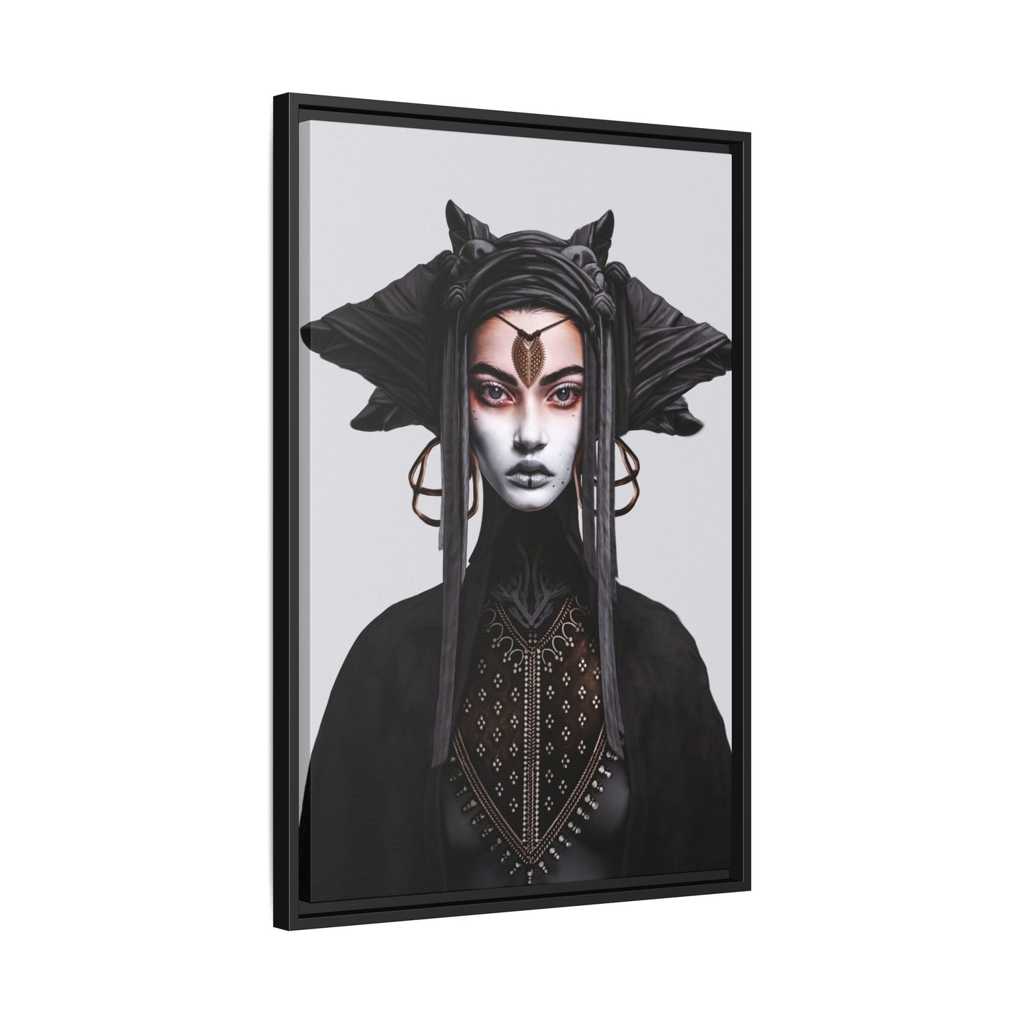 Framed Canvas - Clotho The Moirai