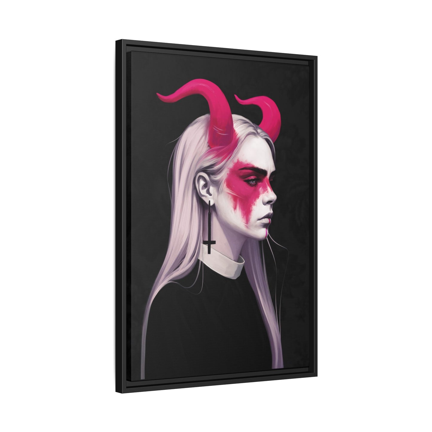 Framed Canvas - Cara DEVILingne