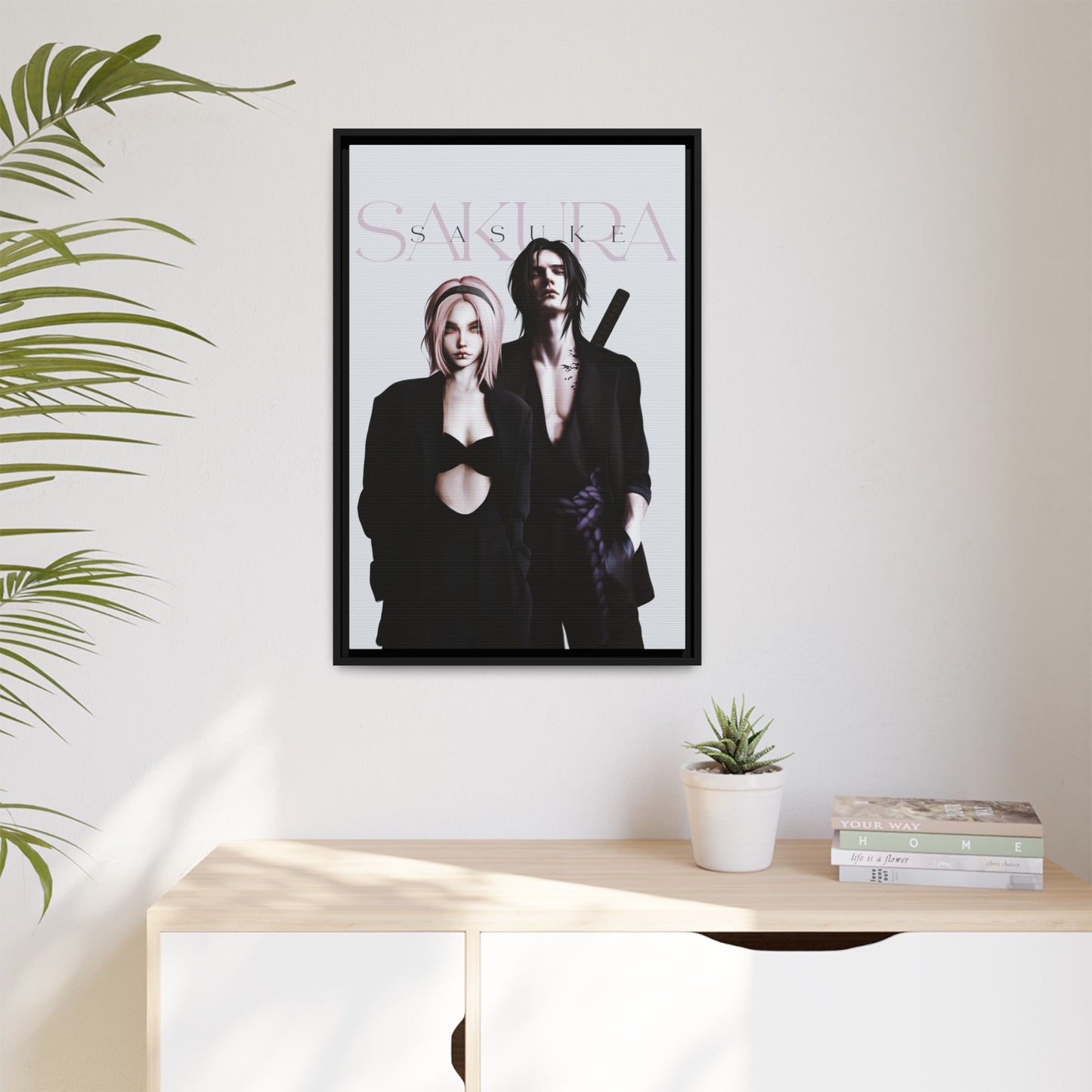 Framed Canvas - Sakura & Sasuke