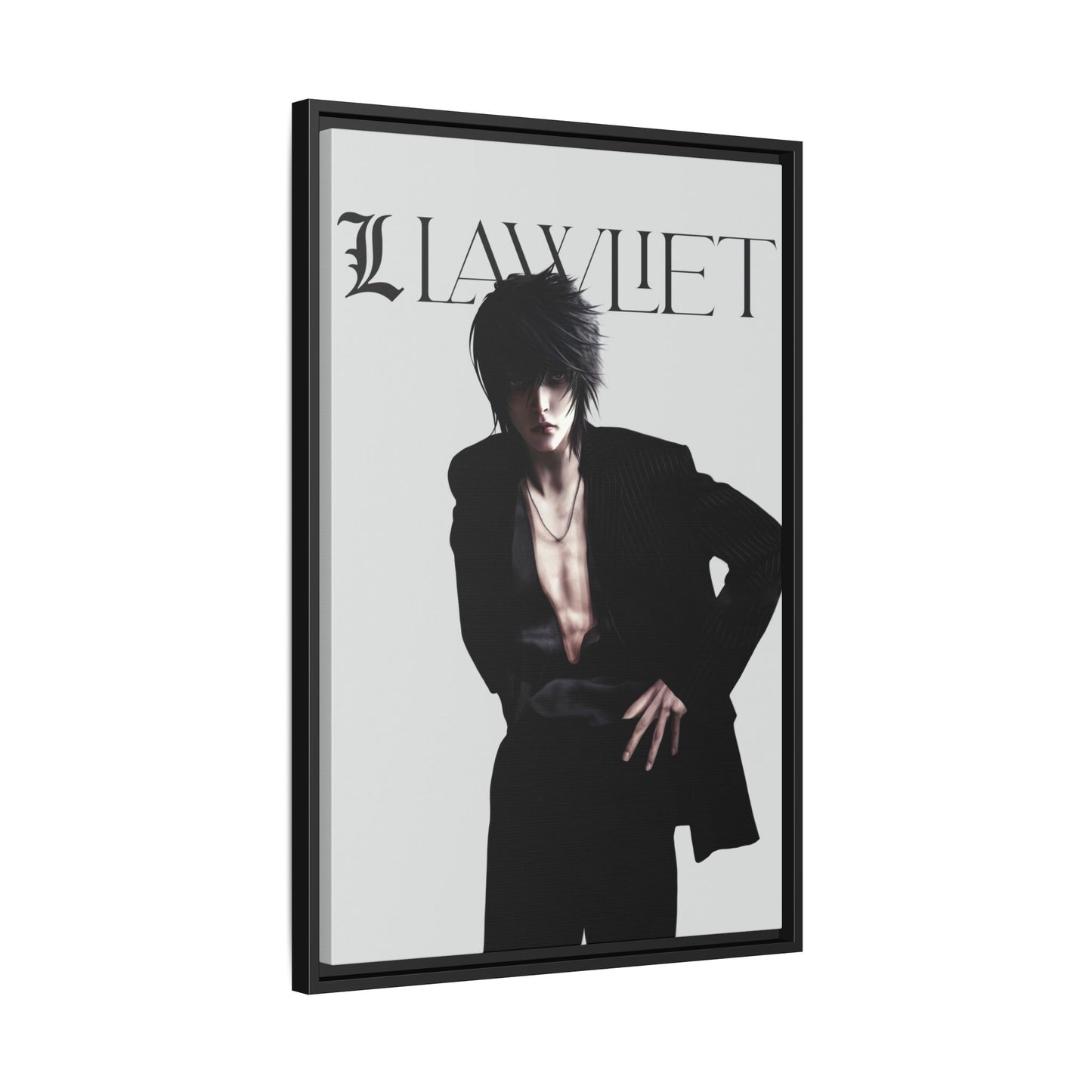 Framed Canvas - L Lawliet