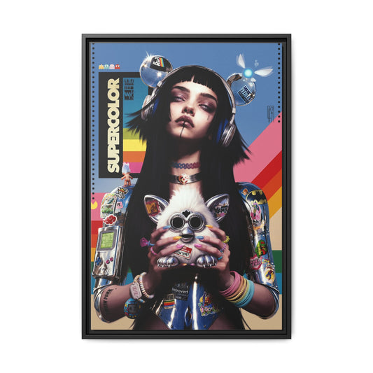 Framed Canvas - Childhood Cache