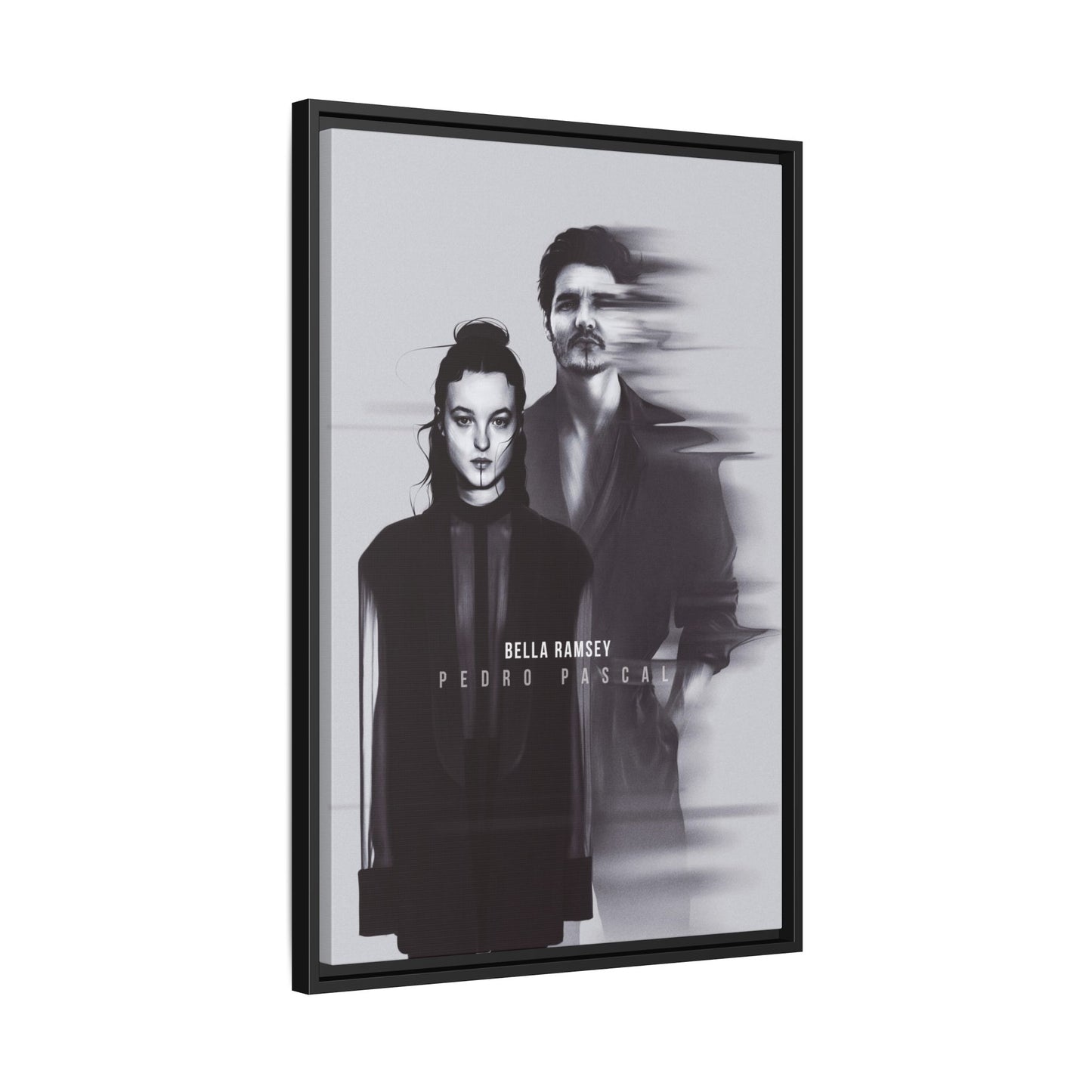 Framed Canvas - Bella Ramsey & Pedro Pascal