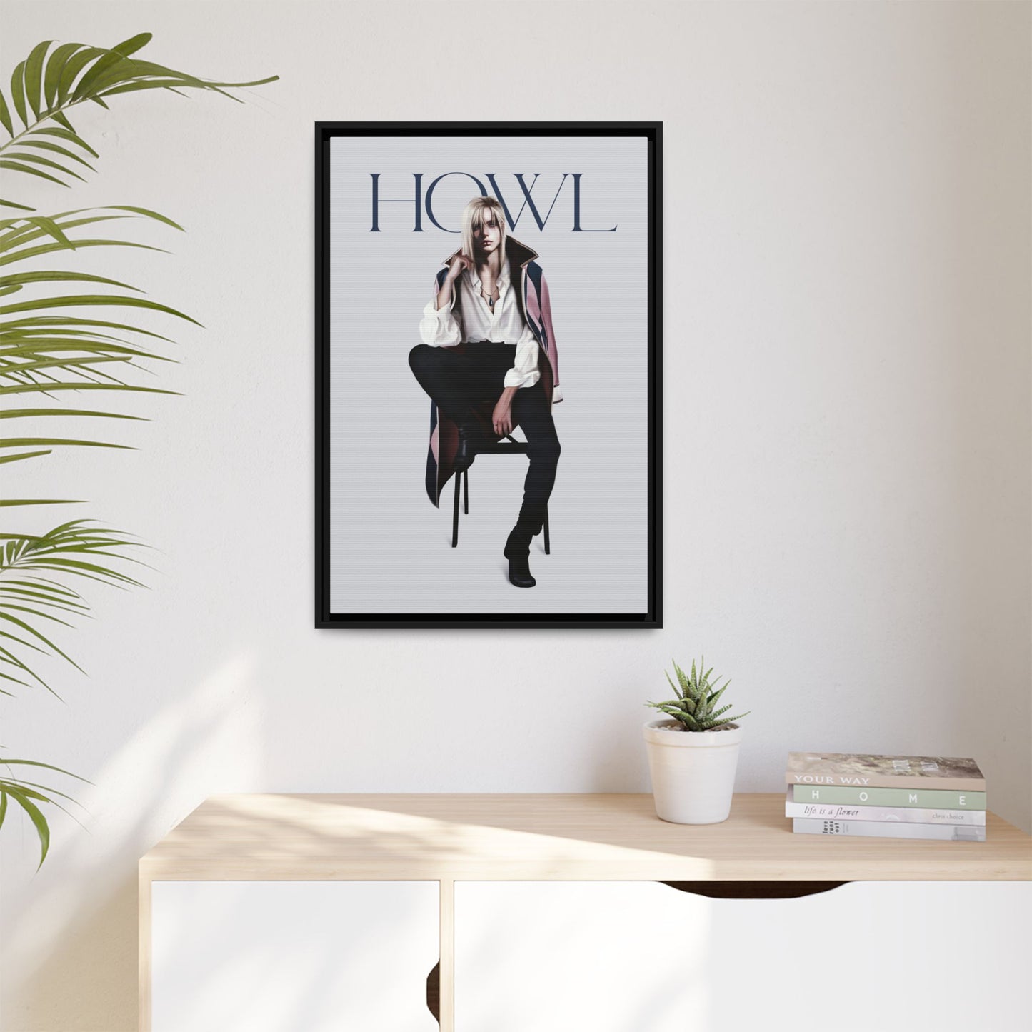 Framed Canvas - Howl
