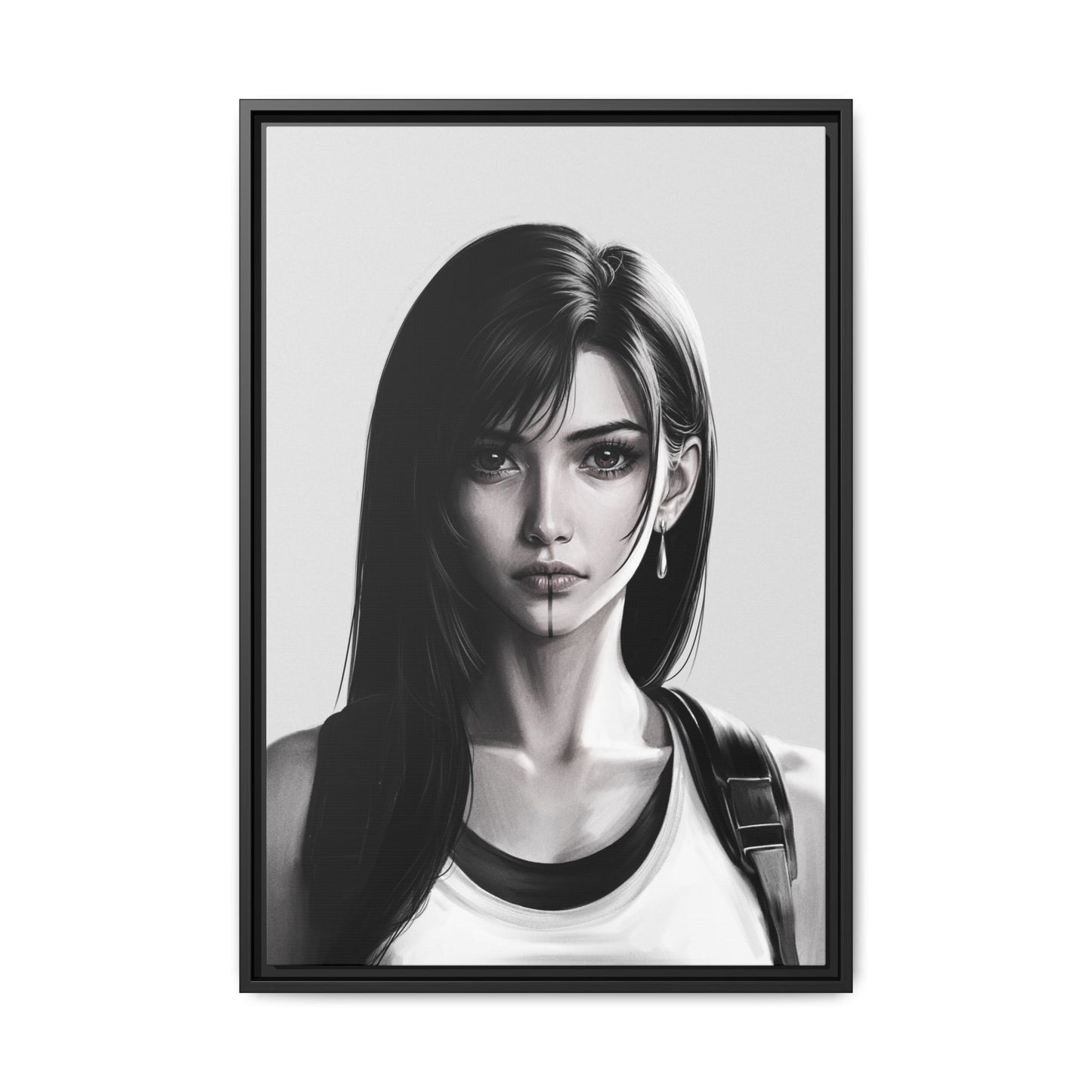 Framed Canvas - Tifa Lockhart