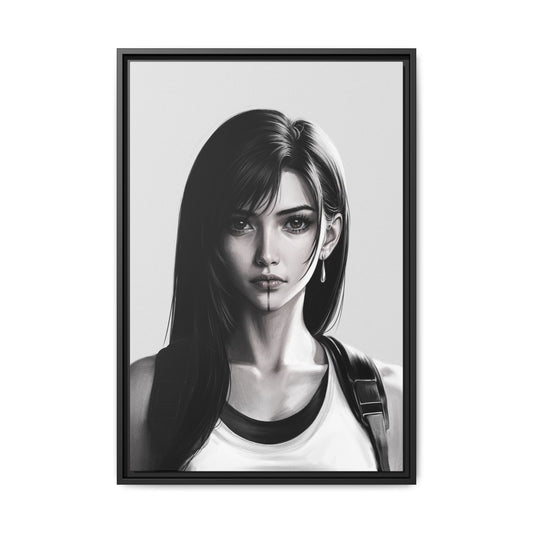 Framed Canvas - Tifa Lockhart