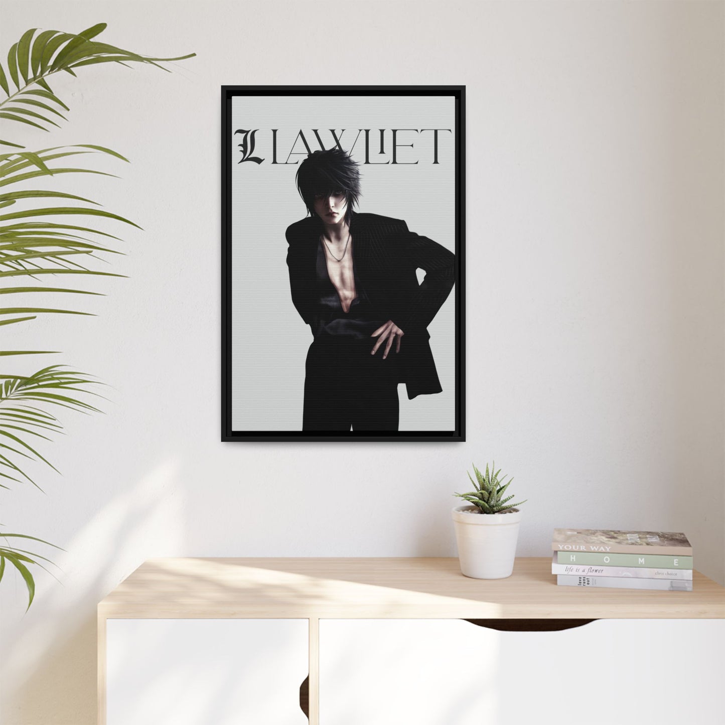 Framed Canvas - L Lawliet