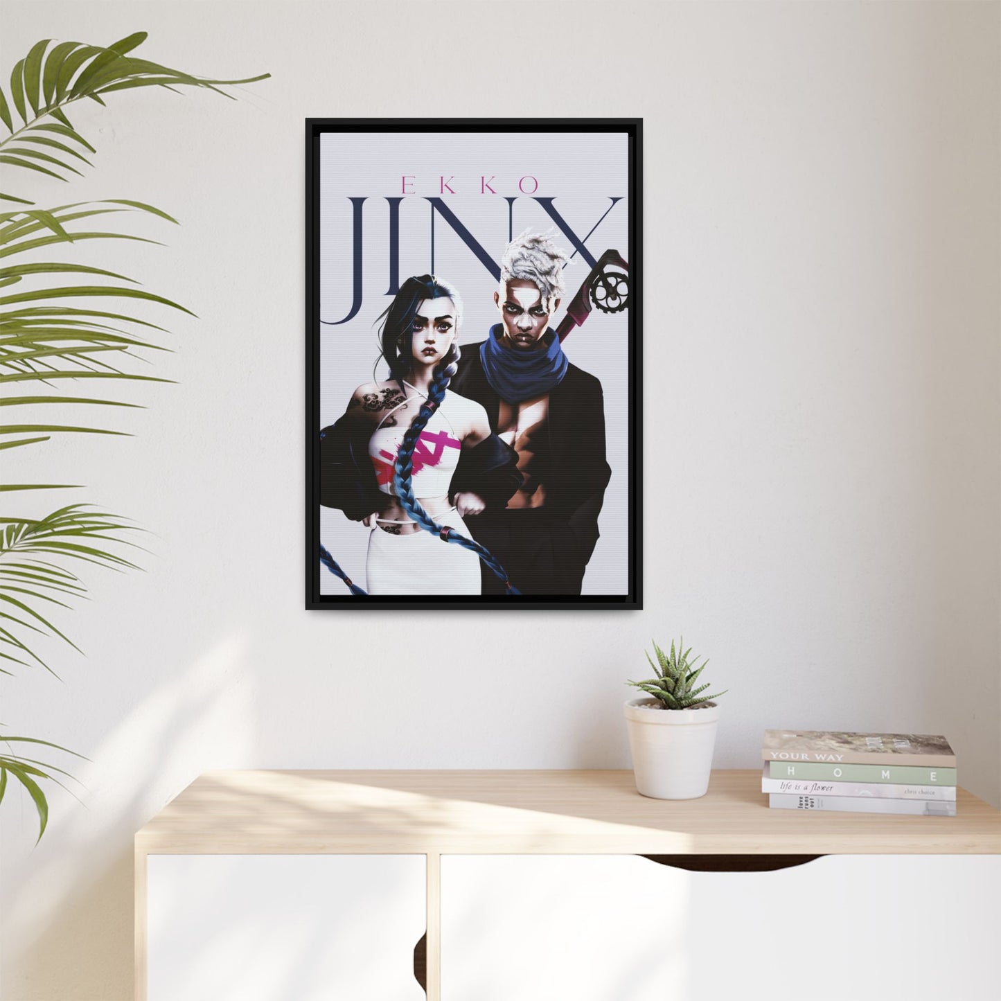 Framed Canvas - Jinx x Ekko